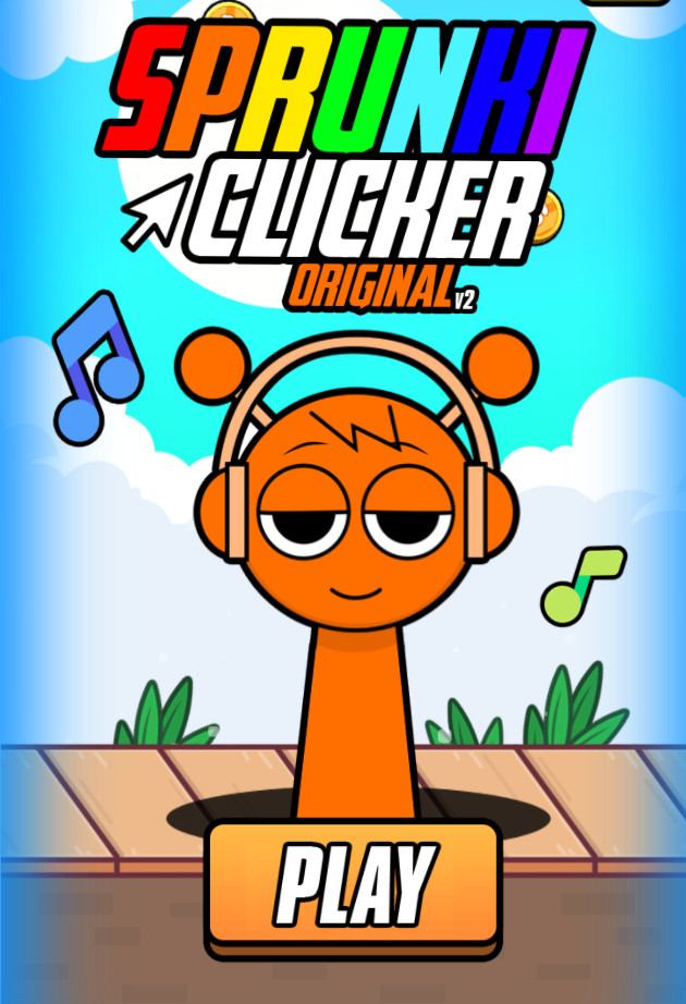 This is the cover of the Super Sprunki Clicker game